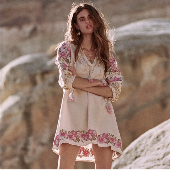 NWT Spell & the Gypsy Collective Embroidered Dress - Picture 8 of 8